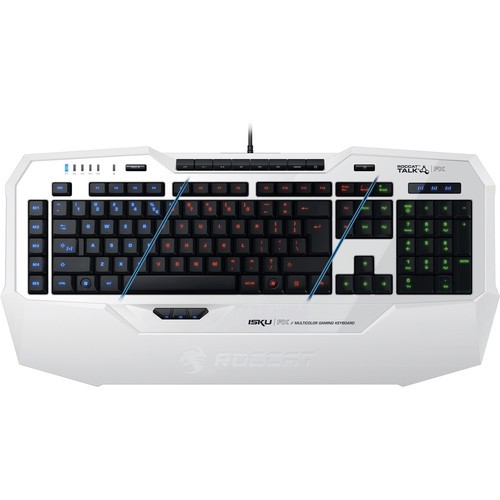 Roccat Isku FX MultiColor Gaming Keyboard White