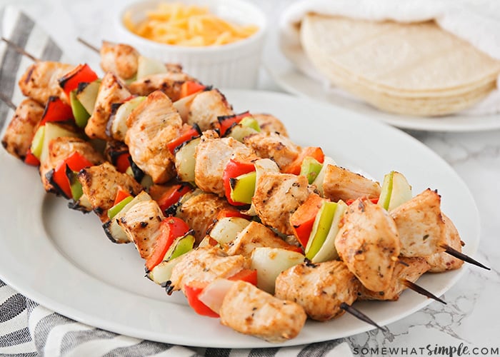 Chicken Cheese Kebab