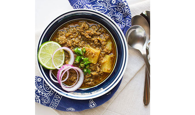 Aloo Qeema