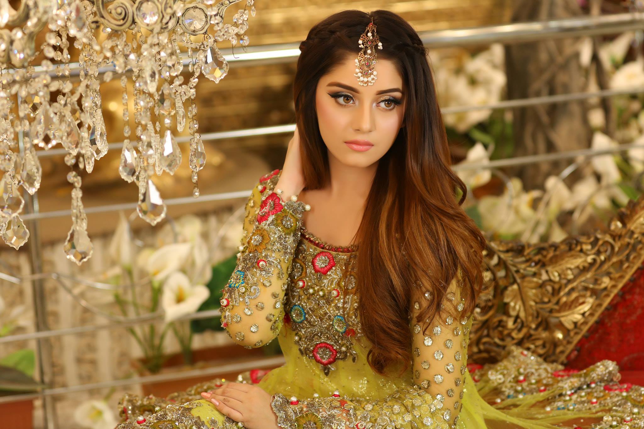 Mehndi  Makeup + Hair Style