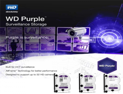 WD Purple 2TB SATA Surveillance Internal Hard Drive