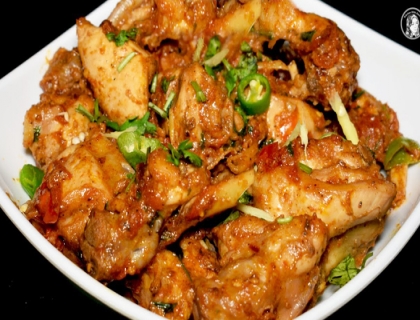 White Chicken karahi