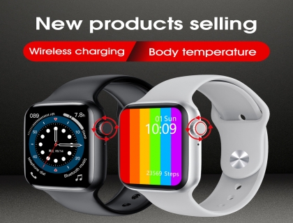 W26 Plus Smart Watch 44mm Size For Apple Watch Men Bluetooth Call 1.75 Inch Screen Rotation Function