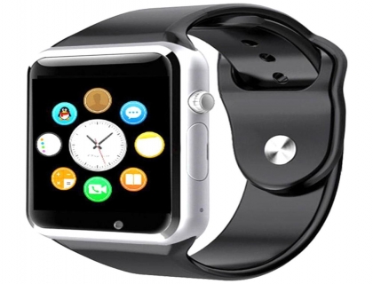 SMART WATCH SILVER W08 WITH GSM SLOT AND BLUETOOTH CONNECTIVITY FOR IOS AND ANDROID SMART PHONES