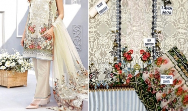 Elegant Embroidered Lawn 