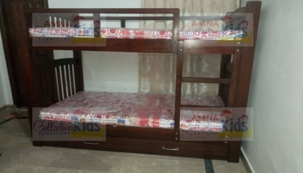 Wooden Triple Bunk Bed