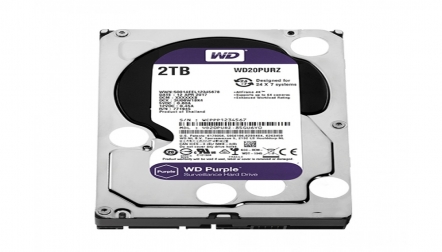 WD Purple 2TB SATA Surveillance Internal Hard Drive