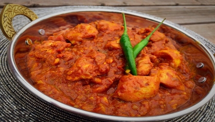 Chicken Tikka Cooked in Karahi