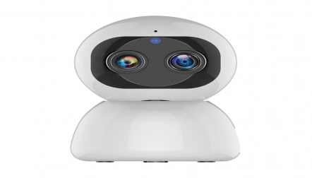 WiFi Security Camera Dual Lens Indoor Surveillance IP Camera 1080