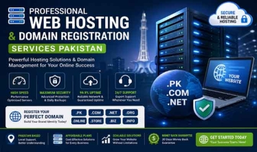 Professional Web Hosting and Domain Registration Services Pakistan