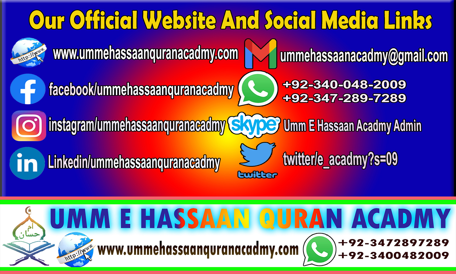 Our contact details